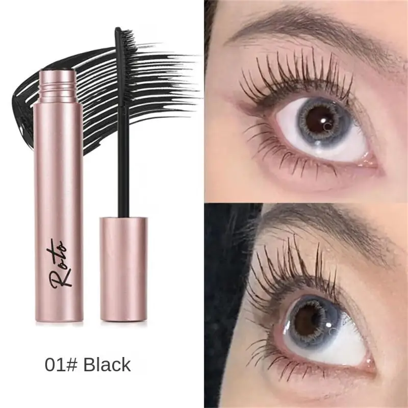ROTO Mascara Lengthens Eyelashes Slender Thick Curling Waterproof Sweat-proof Long-lasting Not Easy To Smudge Girls Makeup Tools
