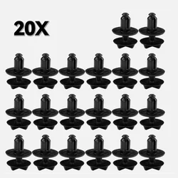 20x Nylon Battery Cover Cowl Trim Panel Clip Fasteners For Land Rover Range Rover Discovery Sport Evoque Push Rivet OE# LR024316