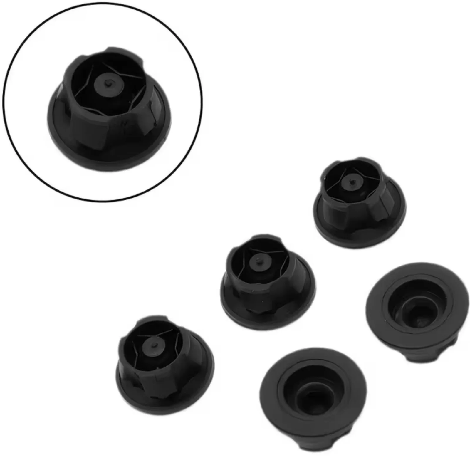 Pack Of 5 Suitable For Mercedes Benz Engine Cover Plugs Fasteners OE 6420940785 Black Grommets For Cylinder & Engine Bay