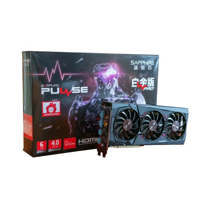 

Fast Delivery Graphics Card RX 5600 XT Pusle 6G D6 PRO OC Sealed Package For Gaming Desktop Gaming Graphics Cards RX 5700XT GPU