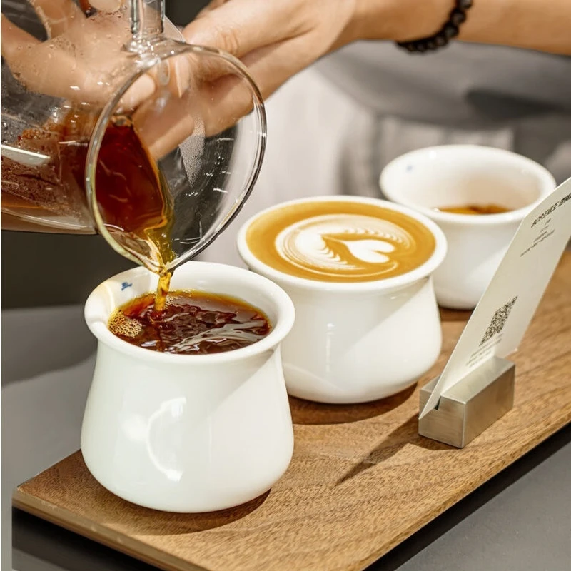 Timemore X 2 Piece Set Ceramic Espresso Tasting Cups Hand Brew Milk Coffee Cups For Home Cafe Professional Barista Lovers Tool - view 2