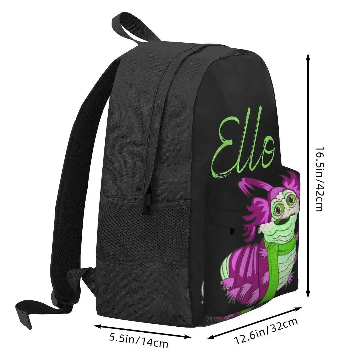 Ello From The Labyrinth Worm Backpacks Boys Girls Bookbag Students School Bags Cartoon Kid Rucksack Travel Rucksack Shoulder Bag