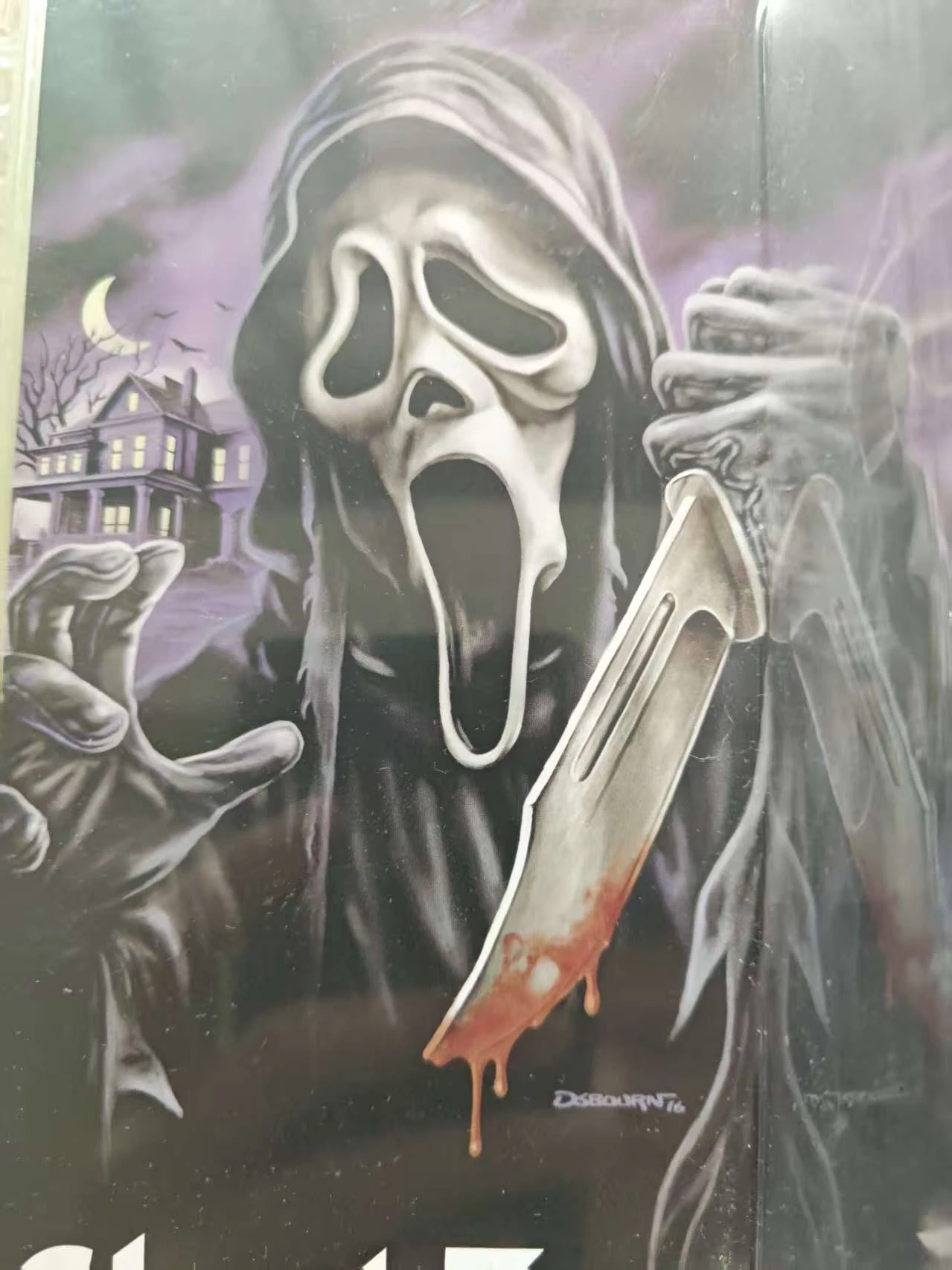 NECA Reel Toys Scream - Ghost Face Retro Cloth 8-calowa figurka akcji w rzadkim stylu. Oryginalna wersja, nie jest to replika.