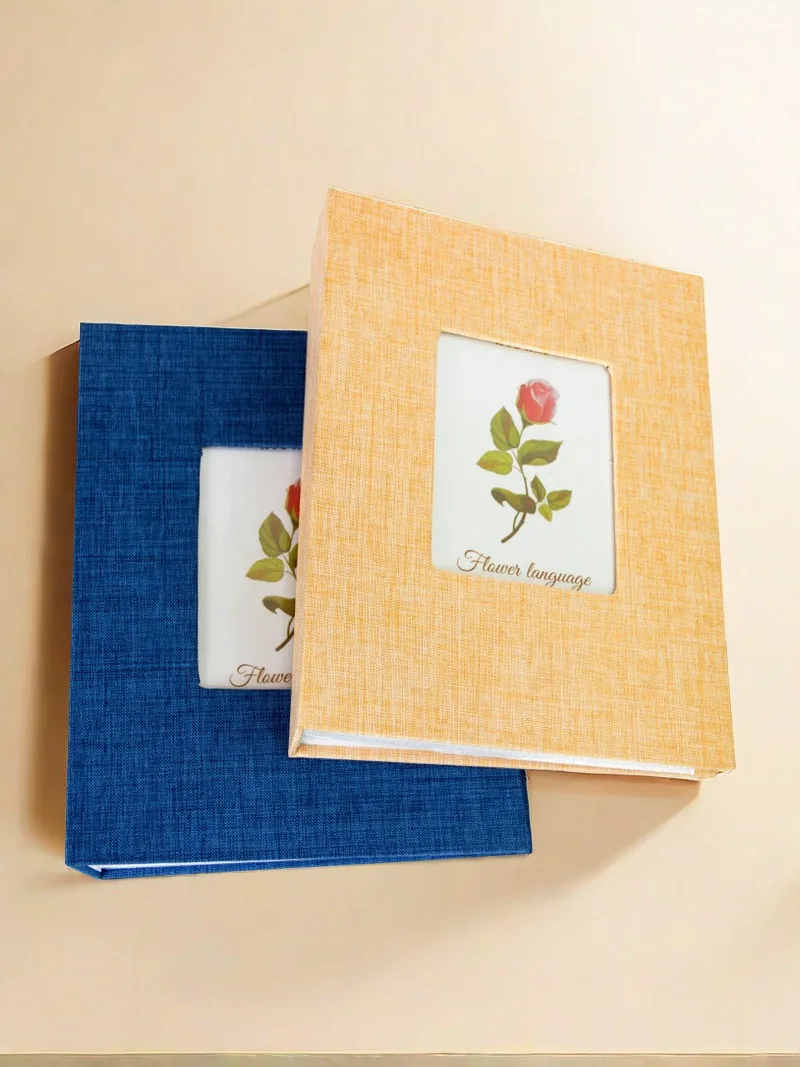 Photo Album 200 Pockets for 4x6 Photos Fabric Cover Photo Books Slip-in Picture Albums Wedding Family Anniversary Baby