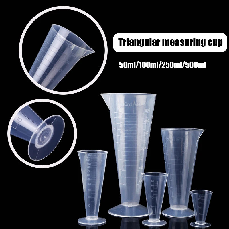 

50ml/100ml/250ml/500ml Measuring Cup Transparent Scale Plastic Graduated Measuring Mouth Cup For Liquid Measure Container