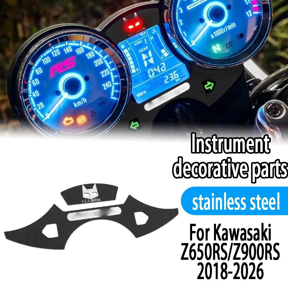 For Kawasaki Z650RS Z900RS 2018-2026 Instrument Dust Sticker Decorative Parts Motorcycle Accessories Instrument Protective Cover