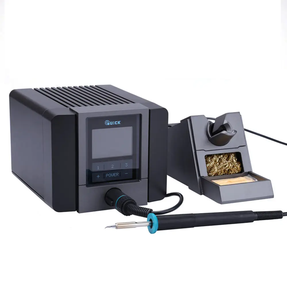 

QUICK TS1200A Intelligent Touch Lead-free Soldering Station Electric Iron 120W Anti-static Soldering Iron Soldering Station