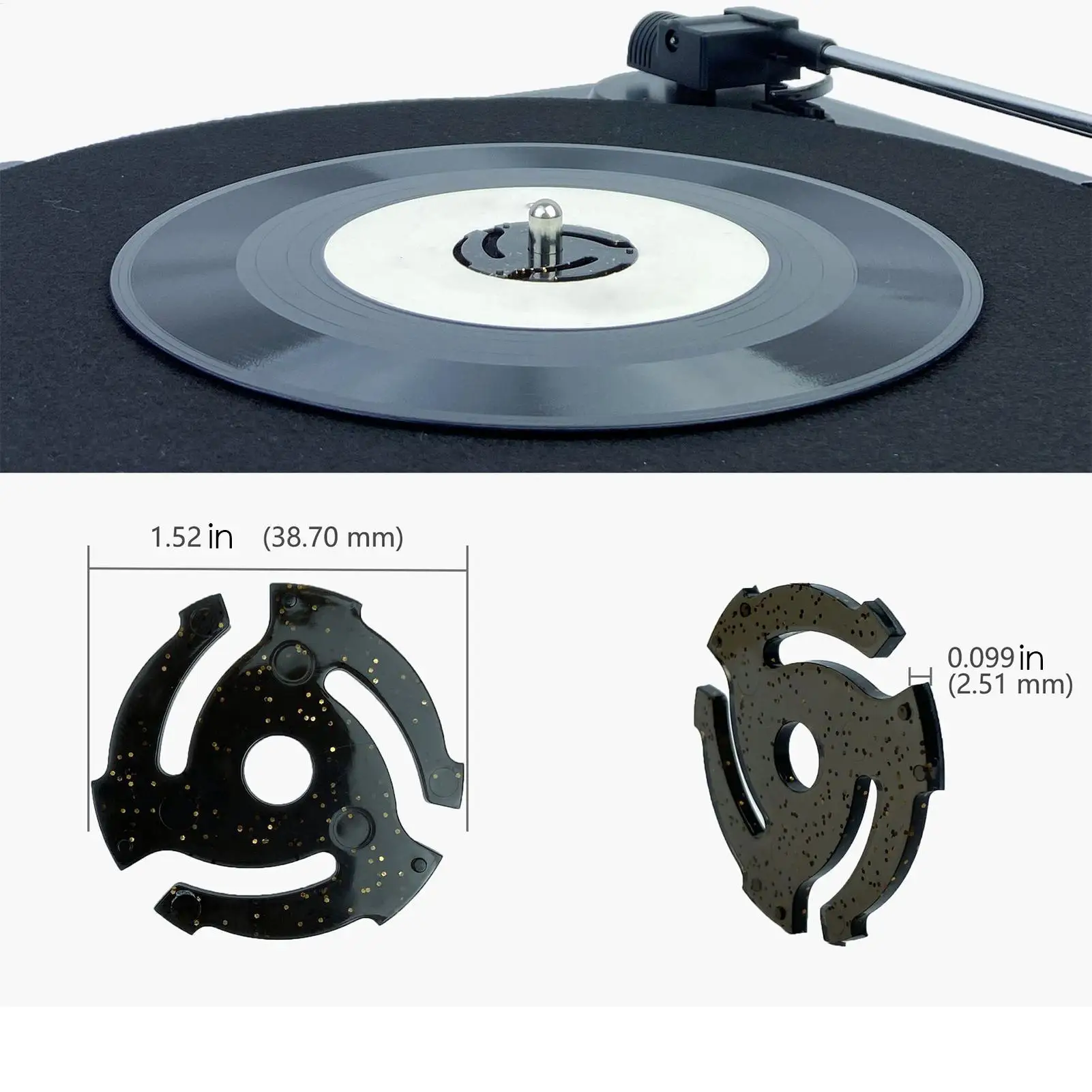 45 محول لمشغل التسجيلات 45 دورة في الدقيقة محول السجل إدراج إدراج ملحق للمبتدئين عشاق الصوت عادية الاستماع الموسيقى