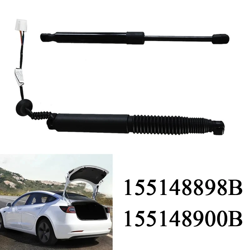 NewLeft Electric Tailgate Gas Strut & Right Hatch Lift Support 155148898B 155148900B For Tesla Model 3 16-20 Parts Back Actuator