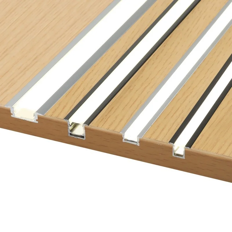 

Black V/U/YW Surface Mounted led Aluminum Profile 1M Ceiling Flat Stair Cabinet Channel Diffuser Decor Hard Bar Strip Lighting