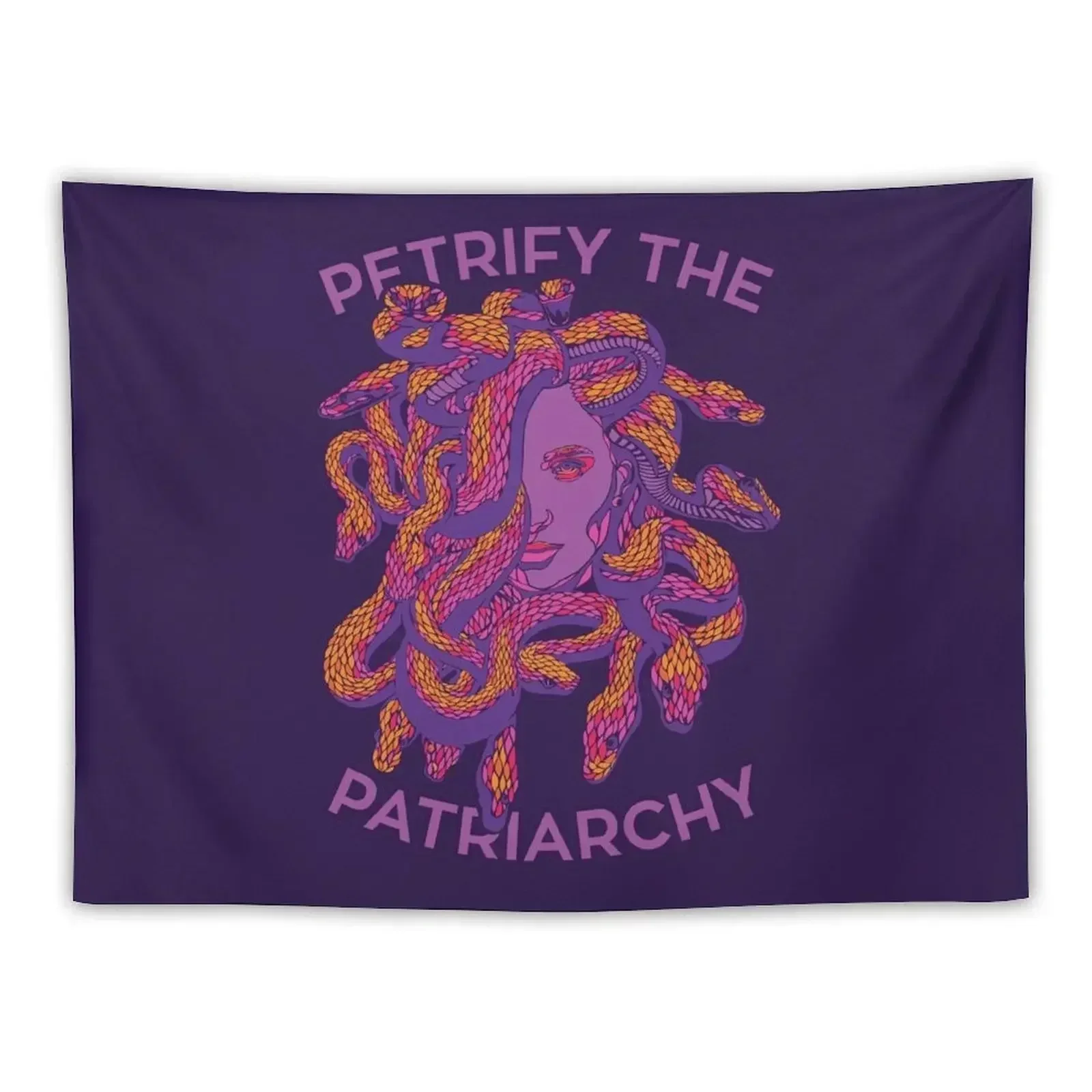 

Petrify The Patriarchy Tapestry Decor Home Room Decor Cute Decorations For Your Bedroom Wall Carpet Tapestry