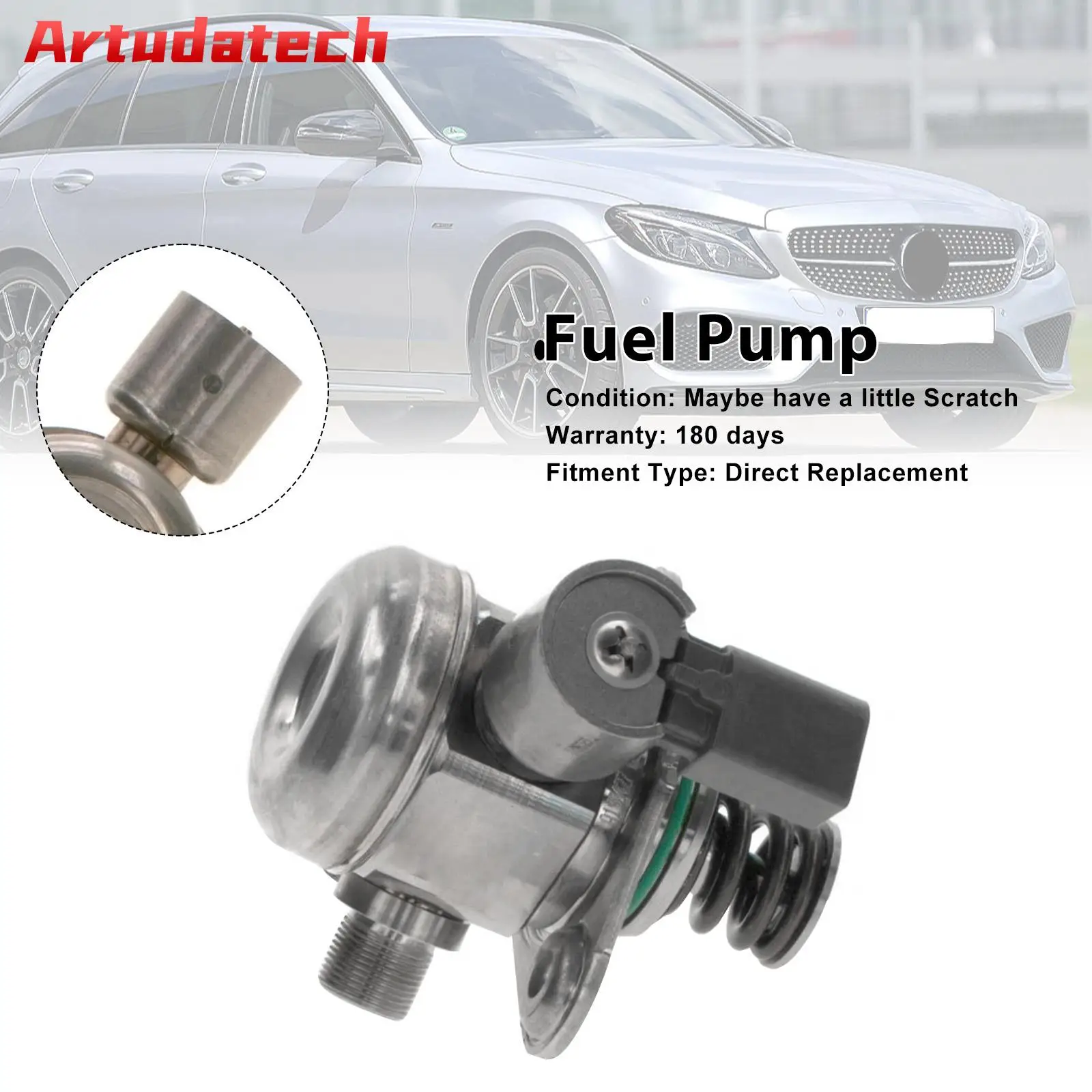 

Топливный насос высокого давления Artudatech A2780701101, подходит для Mercedes GLC43 C253 X253 3,0 2016 2017 2018 2019, автомобильные аксессуары