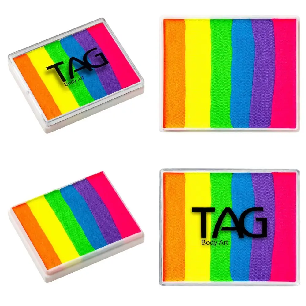 

TAG ace and Body Paint - Split Cake 50g (Neon Rainbow)