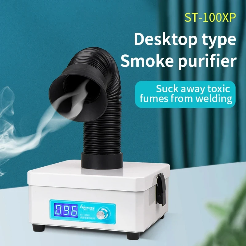 

ST-100XP Smoke Absorber Air filtration Welding smoke purifier Desktop smoke filter Marking Smoke Absorbing Purifier Laser Repair