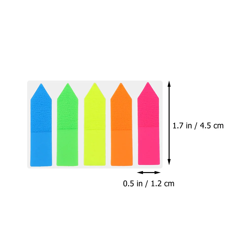 

4 Sets Colorful Memo Pad Bookmark Reading Page Marker Index Tabs Paper Label Bar Office