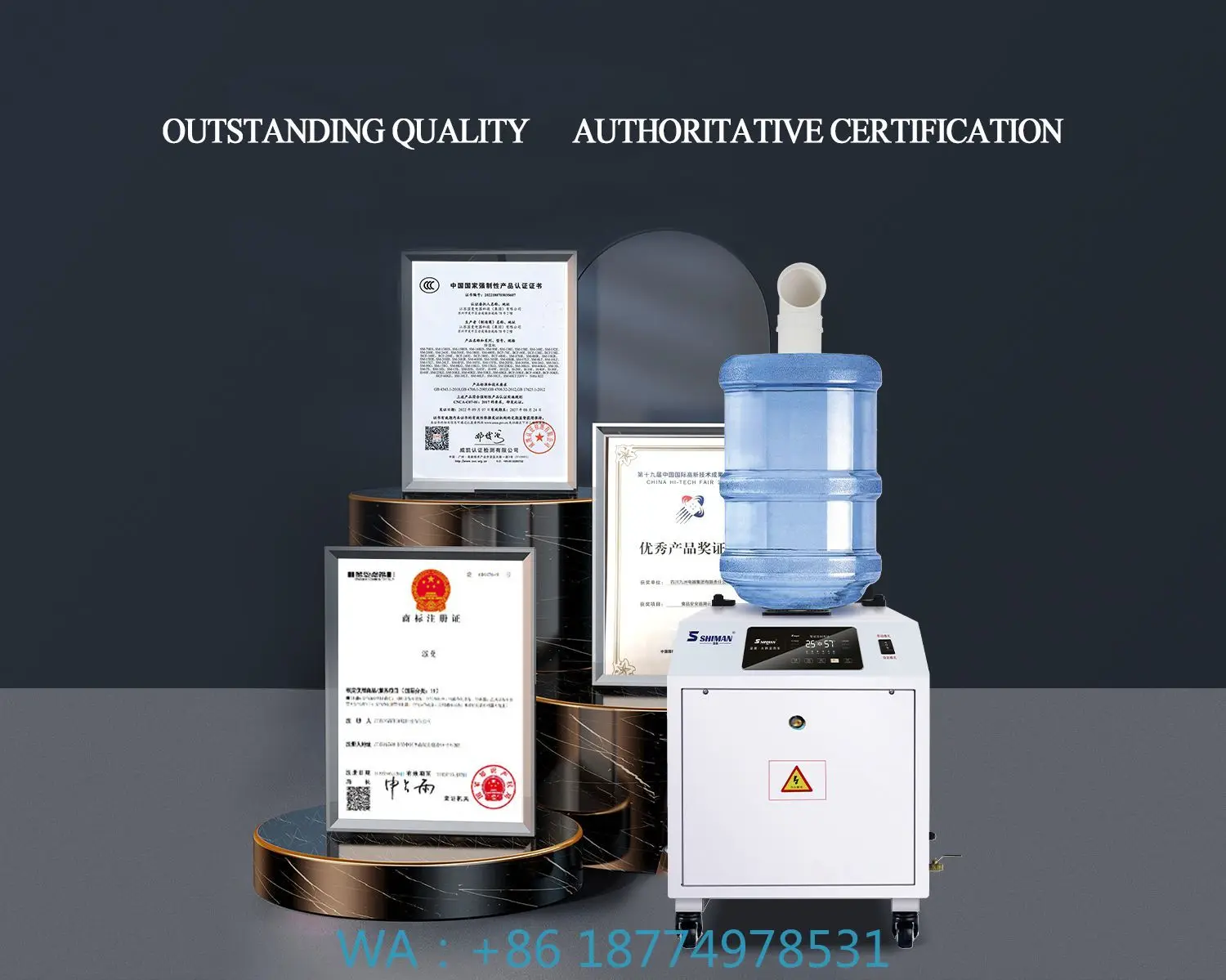 

e Mushroom Cultivation Steel Electric 3kg/h Industrial Ultrasonic Humidifier for Greenhous