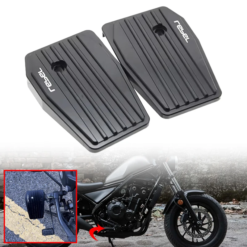 

Fit For Honda Rebel CMX 500 300 Rebel500 Rebel300 2017-2023 2022 Motorcycle Footrest Billet Wide Foot Pegs Pedals Rest Footpegs