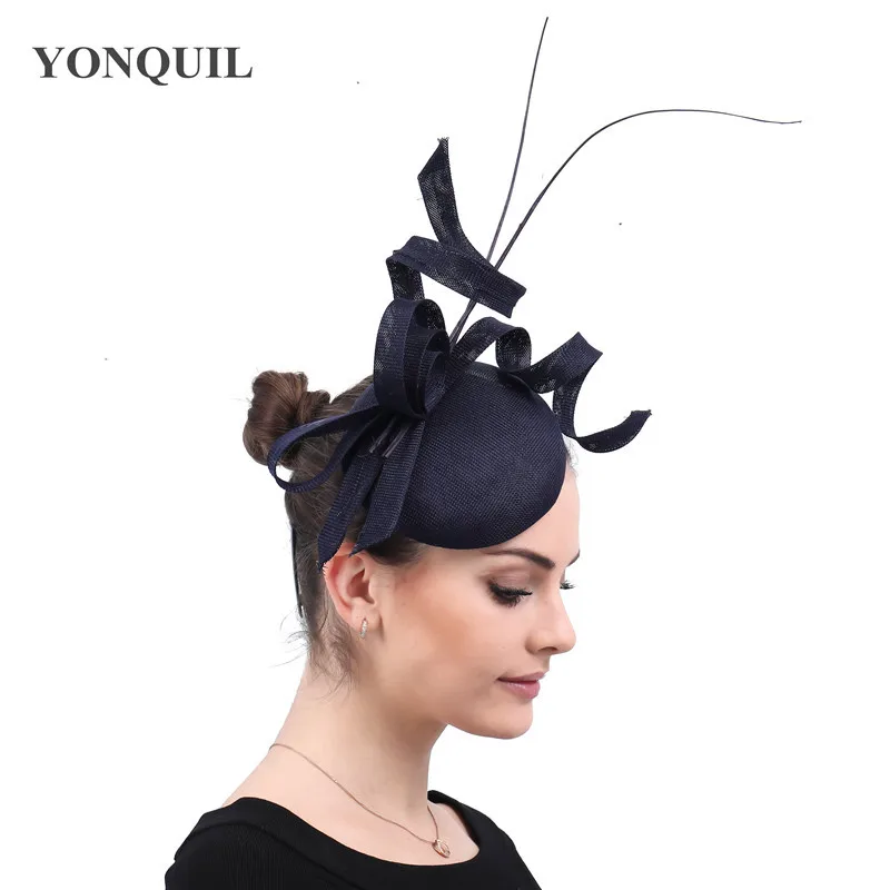 Women Fascinator Hat Headband with Clip, Kentucky Derby Wedding Bridal Cocktail Party Pillbox Hat