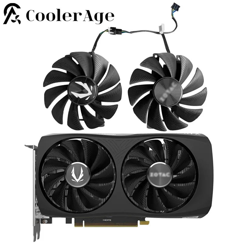 88 MM GA92S2U RTX4060 RTX4060Ti RTX4070 Ekran Kartı Fanı ZOTAC RTX 4060 4060Ti 4070 Ikiz Kenar OC Grafik Kartı Soğutma Fanı