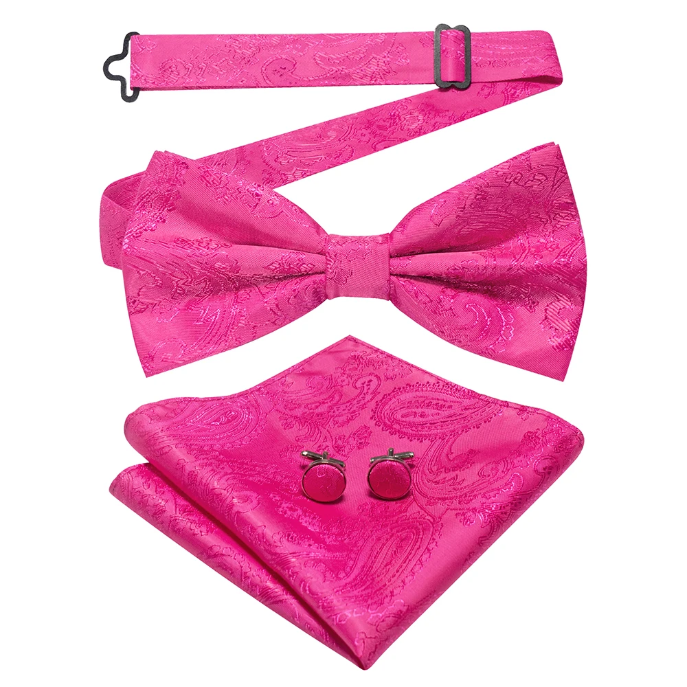 East epische neue Mode blau grün Paisley Fliege Set für Männer weiche Taschentuch Qualität Manschetten knopf Herren Accessoire Hochzeits geschenk – Detail 18