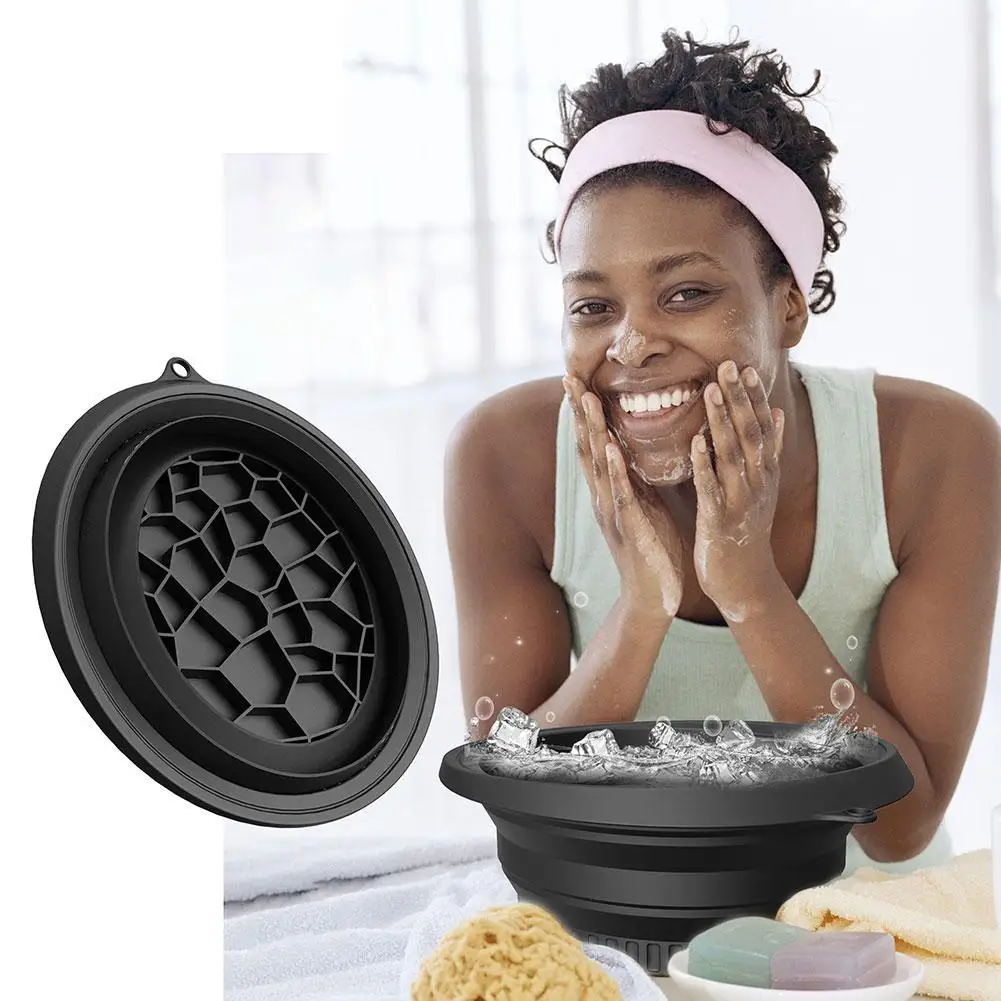 

Чаша для ледяной ванны для лица - складная раковина для ухода за кожей лица, глубокая терапия