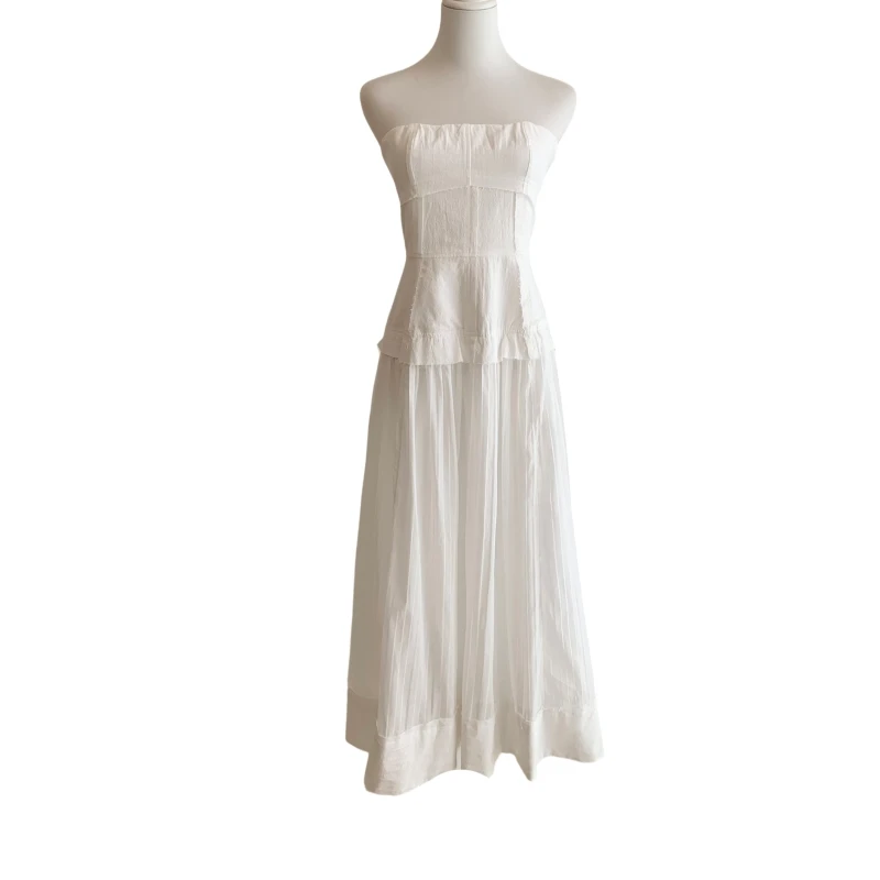 

Long Dress Suit Simple and Comfortable Elegant High Street Beautiful Breezy Two-Piece Women’s Skirt Set, Perfect AF1113
