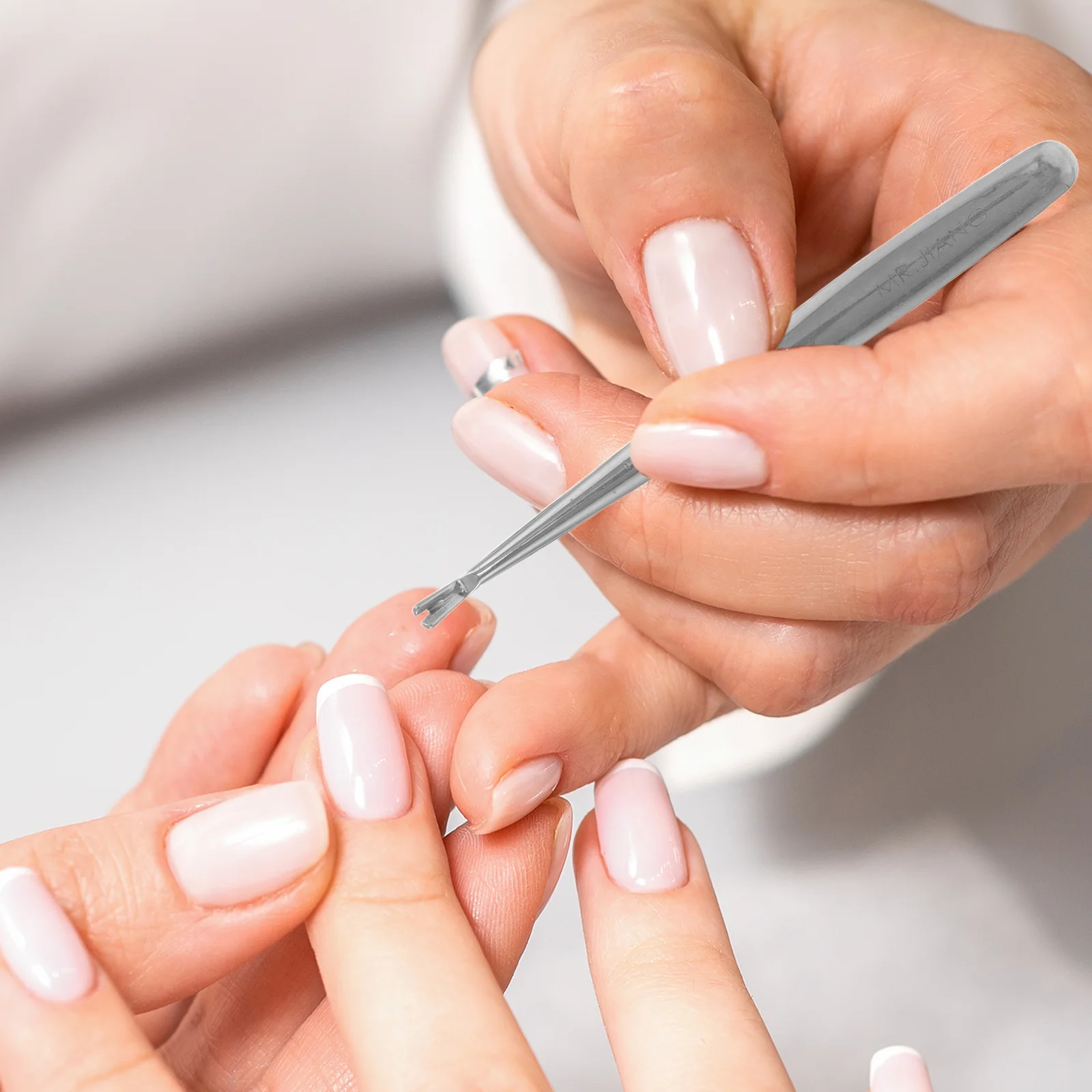 

5pcs Cuticle Pusher Dead Skin Remover Stainless Steel Dual Ended Fork Nail Care Tool For Manicure Pedicure Professional Metal