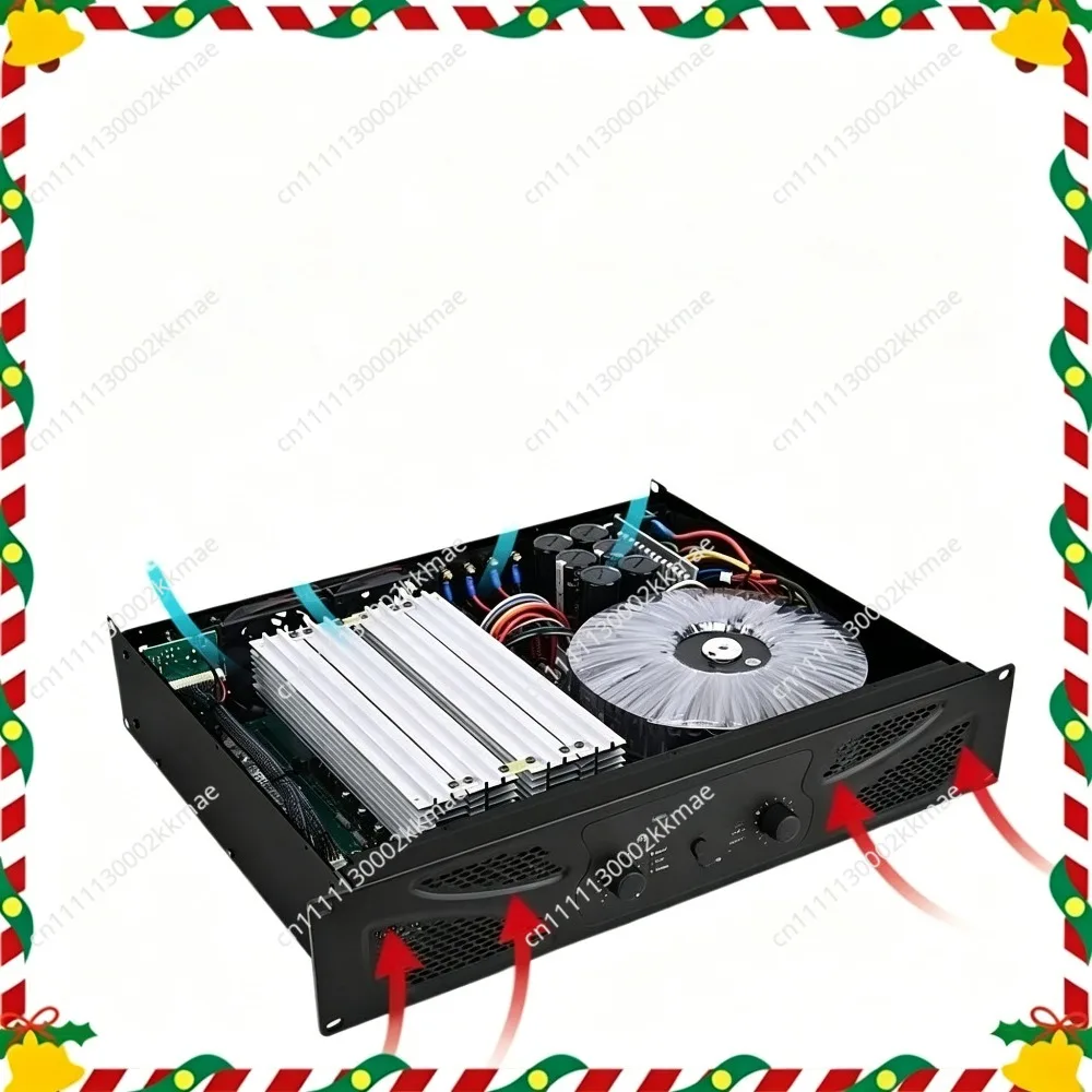 XL800 Professional Power Amplifier - High-Power Amp for Stage, Wedding, KTV & Home Use