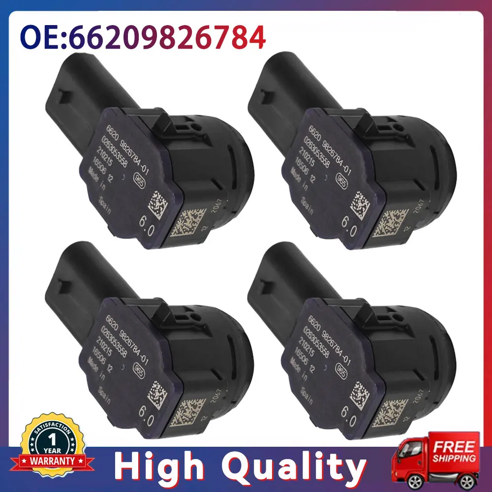 4PCS NEW 66209826784 PDC Car Parking Reversing Ultrasonic Sensor For BMW F40 F44 G20 G22 G30 G32 G11 X5 X7 9826784-01