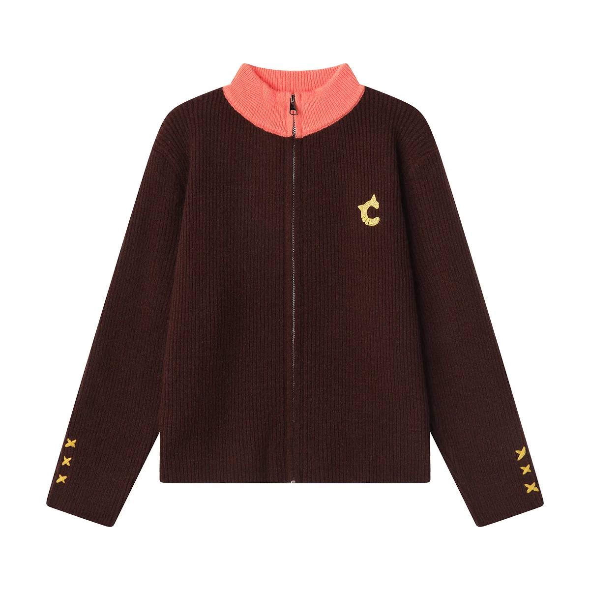 

2025 женский короткий вязаный топ из двух предметов, водолазка с цветными блоками, свитер большого размера, осенний кардиган Y2K, повседневная шикарная уличная одежда