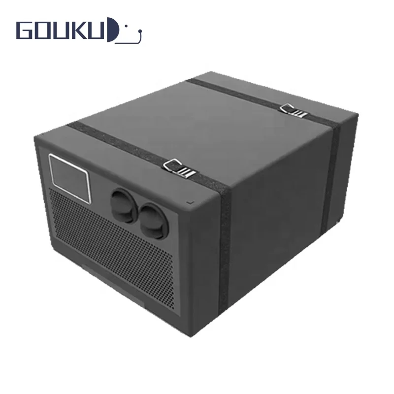 Dc24v caravana rv elétrico ac ar condicionado sob banco ar condicionado refrigerador de ar ventilador de refrigeração 7000btu