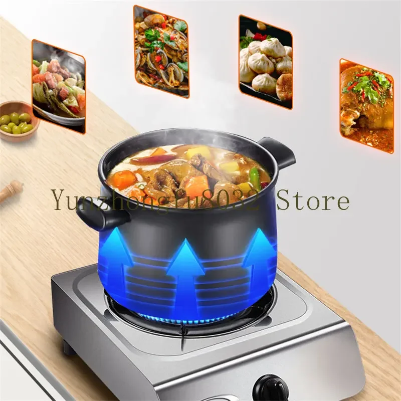 Single Wok Burner Stainless Steel Gas Stove for Kitchen Cooking Liquefied Gas Single Stove LPG Natural Gas Cooker