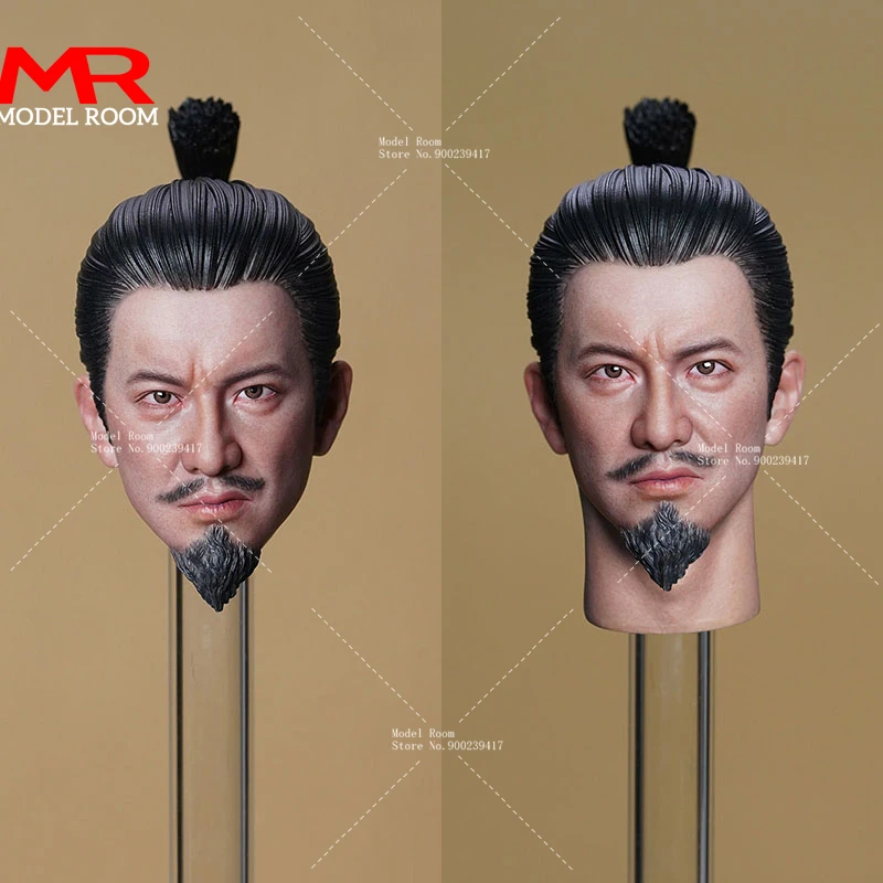 Super Duck SDH044 1/6 Kimura Takuya Head Sculpt Japanese Samurai Head Carving Model Fit 12'' Male Soldier Action Figure Body