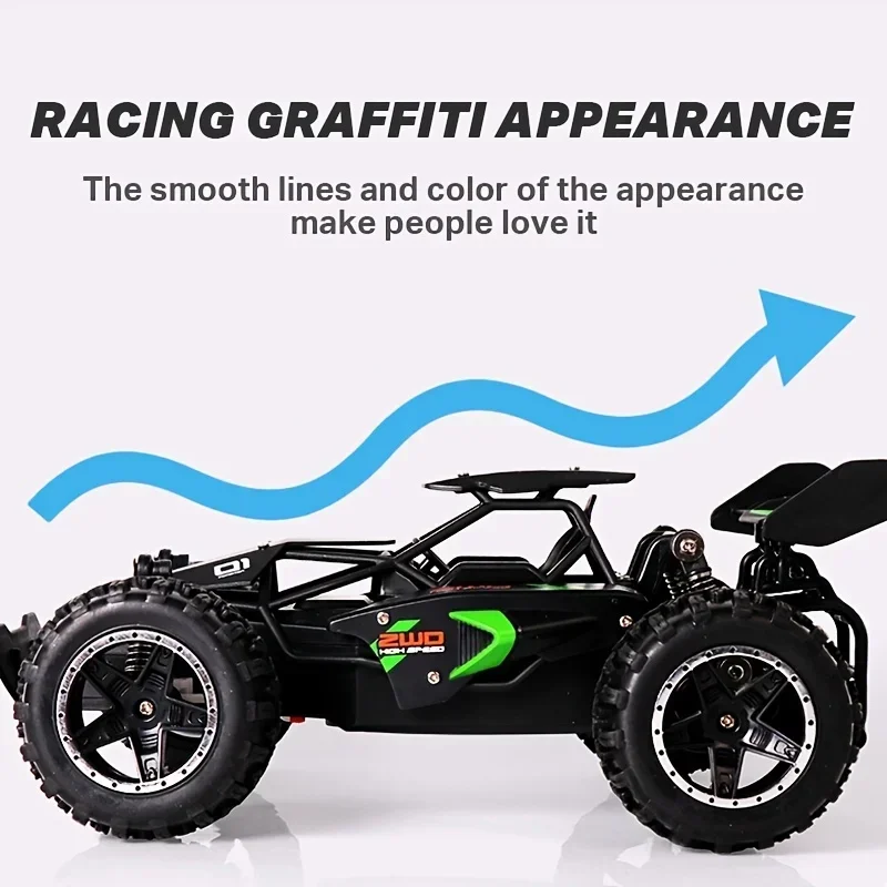 High Speed Car 1:18 Scale Remote Control Car 2.4G Off Road Entry-level Racing Car RC Toys Vehicle for Children Kids Gifts