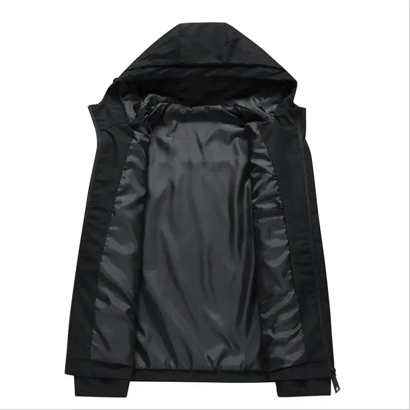 2026 autumn and winter new men's jacket coat sunscreen windbreaker zipper casual hooded baseball outdoor sports coat