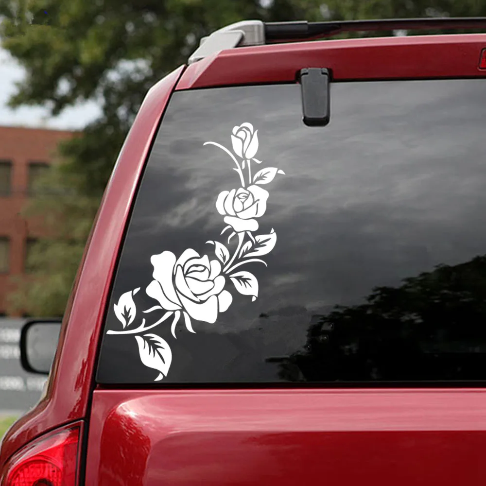 Flowers, Roses, Butterflies Drop Shipping Butterfly Car Sticker Vinyl Auto Laptop Door and Stickers Hood
