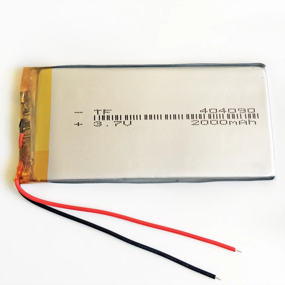 3.7V 2000mAh Lithium Polymer LiPo Rechargeable Battery 404090 Power For GPS Camera Speaker Recorder Massager Bluetooth Remote