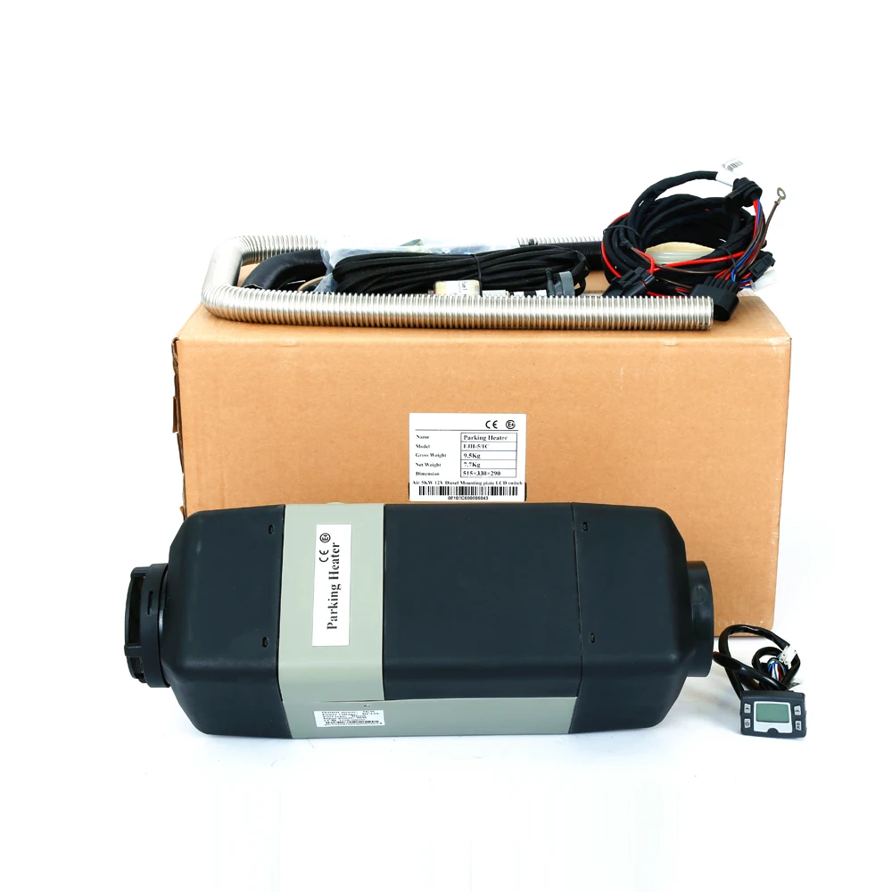 Chine chauffage 5kW Air chauffage de stationnement 12V 24V Diesel 12V essence moteur maison radiateurs similaire à Webasto Eberspacher
