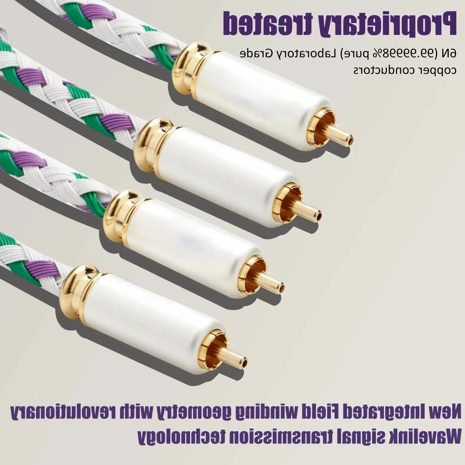 

Высококачественная пара аудиокабелей Signature S3-2, односторонний аудиокабель с разъемом RCA-RCA X446