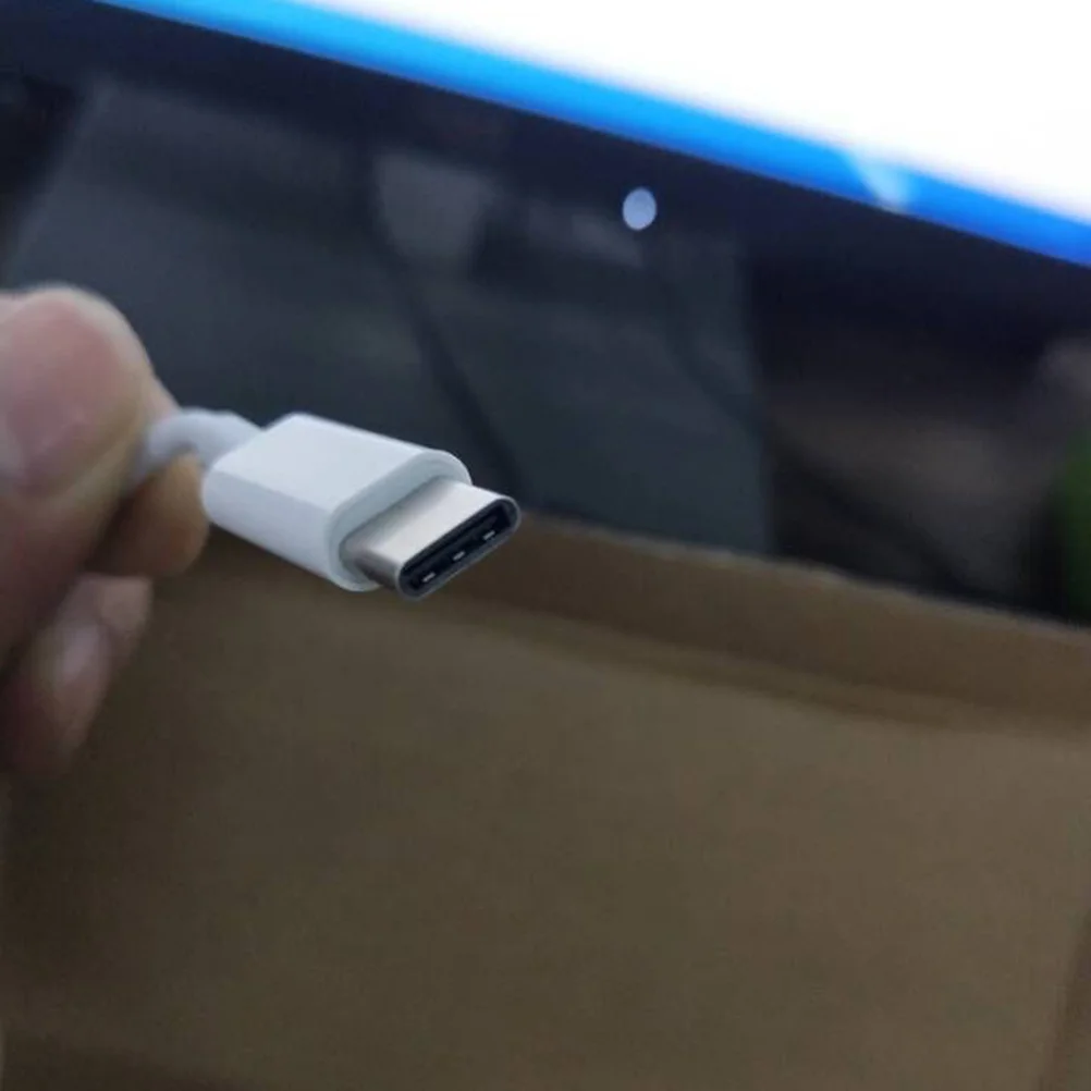 

3ft 1m Type-C Cord Data Sync Cable Compatible with S9 S8 G6 P9 Mate 9 Etc White USB Cable Type C Cord