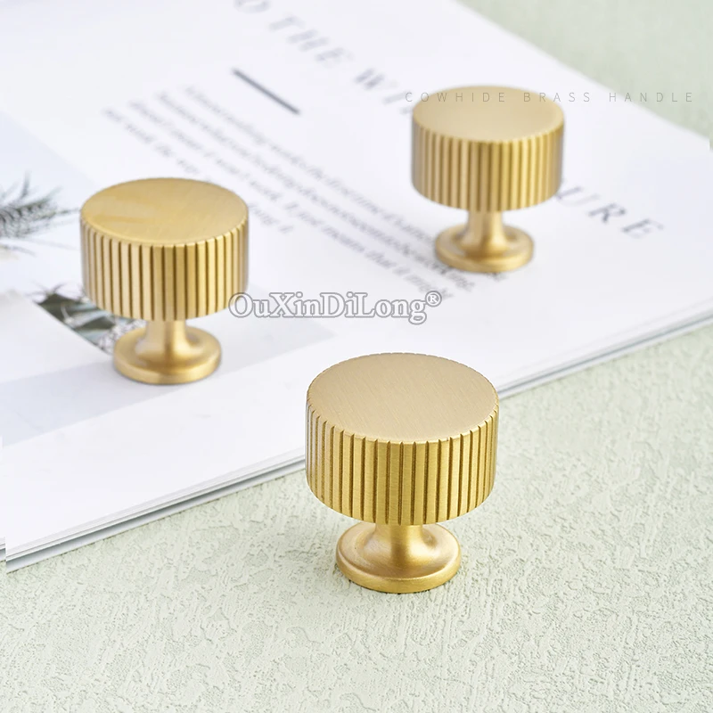 

High-end 10PCS Solid Pure Brass Furniture Pulls Handle Drawer Knobs Cupboard Wardrobe Closet Kitchen TV Wine Cabinet Pulls Knobs