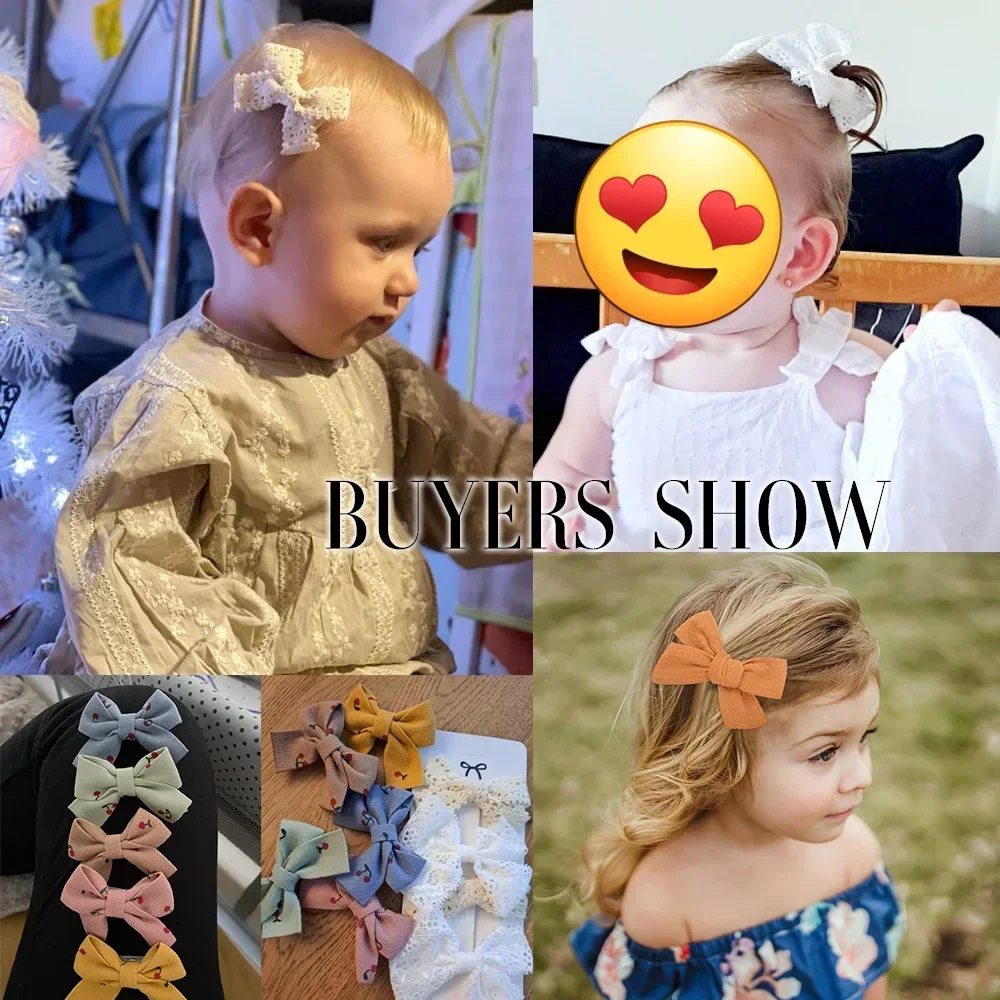 Horquilla bonita para bebé para niña, pasador de cinta estampada, pinza para el pelo pequeña para niña, accesorios para el cabello con lazo de