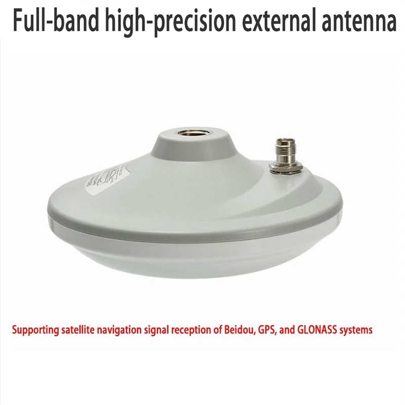 1 PCS GNSS RTK GPS Waterproof Full-Band GNSS RTK Measurement External Antenna White Plastic Satellite Navigation