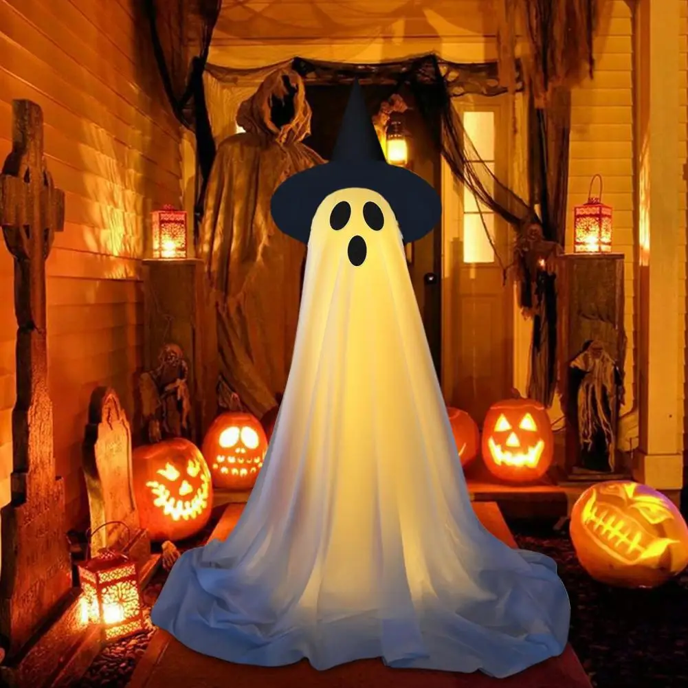 Light-up Ghost Decoration Ghost Decoration Spooky Halloween Ghost Decorations with Remote Control for Indoor Outdoor for Porch