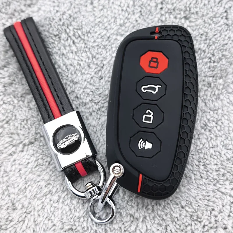 Silicone Remote Key Cover for Great Wall Haval H6 2024 H9 2024 H2 M6 Cool Dog Plus Dragon MAX F7 F7X F7H H8 H3 Accessories Shell