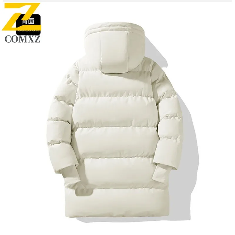 COMXZ مقنعين الكلاسيكية وسادة مبطنة للرجال تخفيف مهمة سميكة الدافئة سترة الترفيه الاستخدام اليومي دافئ ضوء الشتاء ملابس جديدة