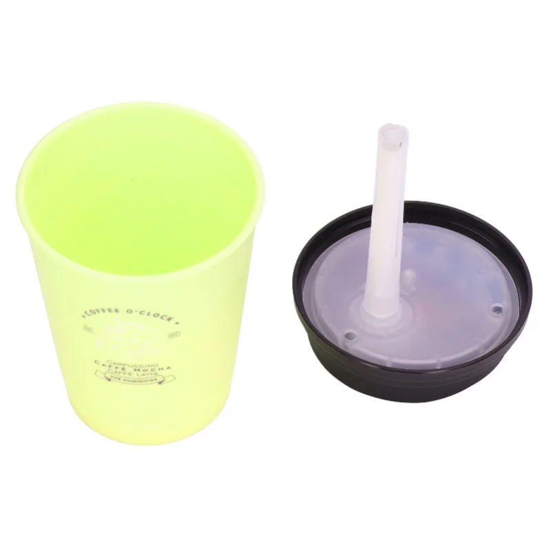 USB Humidifier 300ml Coffee Cup Low Noise Auto Off Compact Lightweight Space Saving Mini Humidifier For Car Home OfficePurple