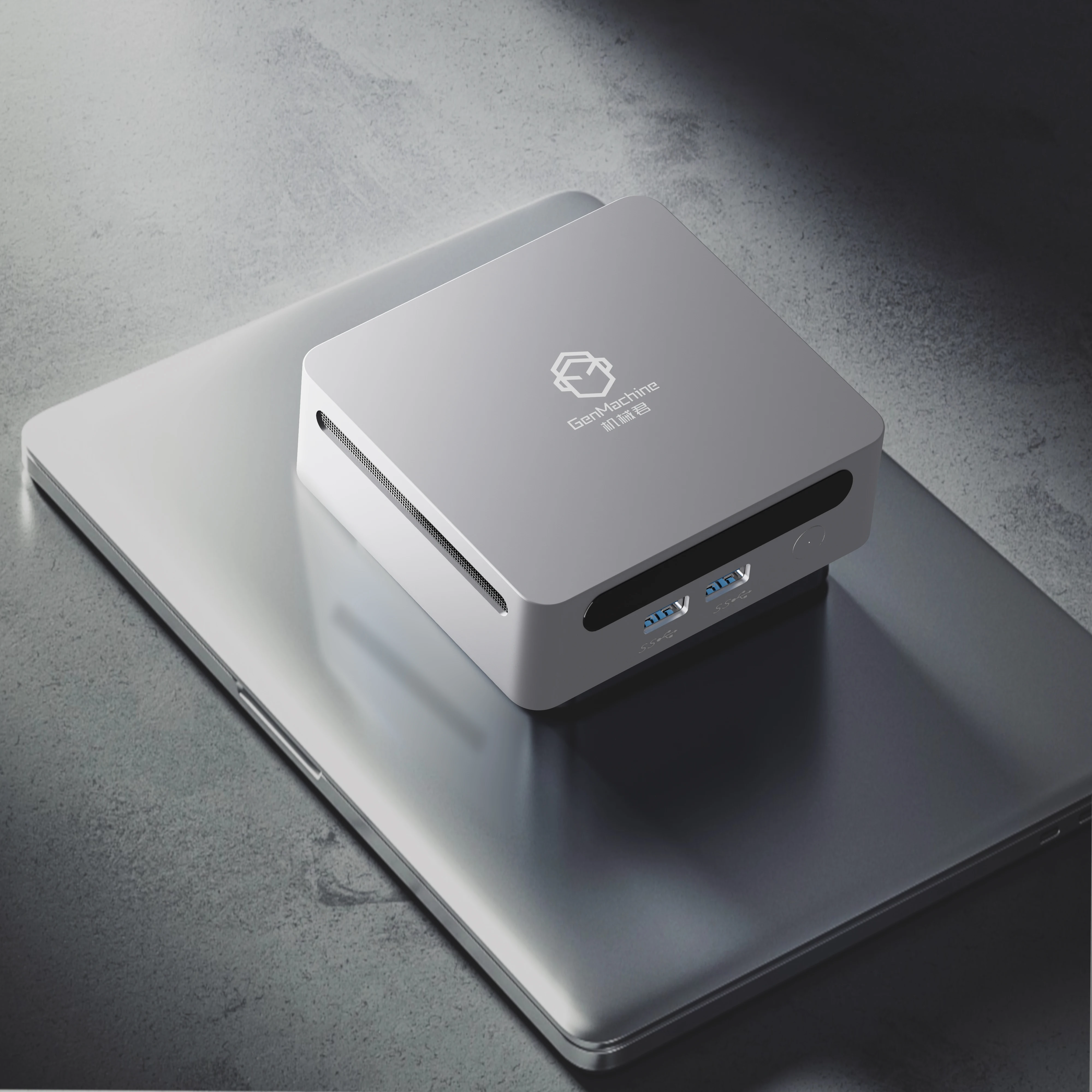 Nuovo GenMachine AMD Ryzen3 R3 7330U MINI PC Windows 11 4 Core 8Threads DDR4 3200Mhz 256/512GB M.2 SSD WIFI6 BT5.2 Gioco per PC desktop