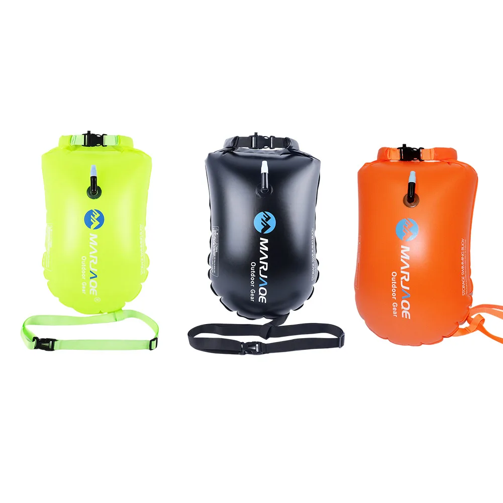 20L Waterproof Dry Bags PVC Inflatable Water Floating Bag with Belt 12KG Buoyancy Lightweight for Boating Kayaking