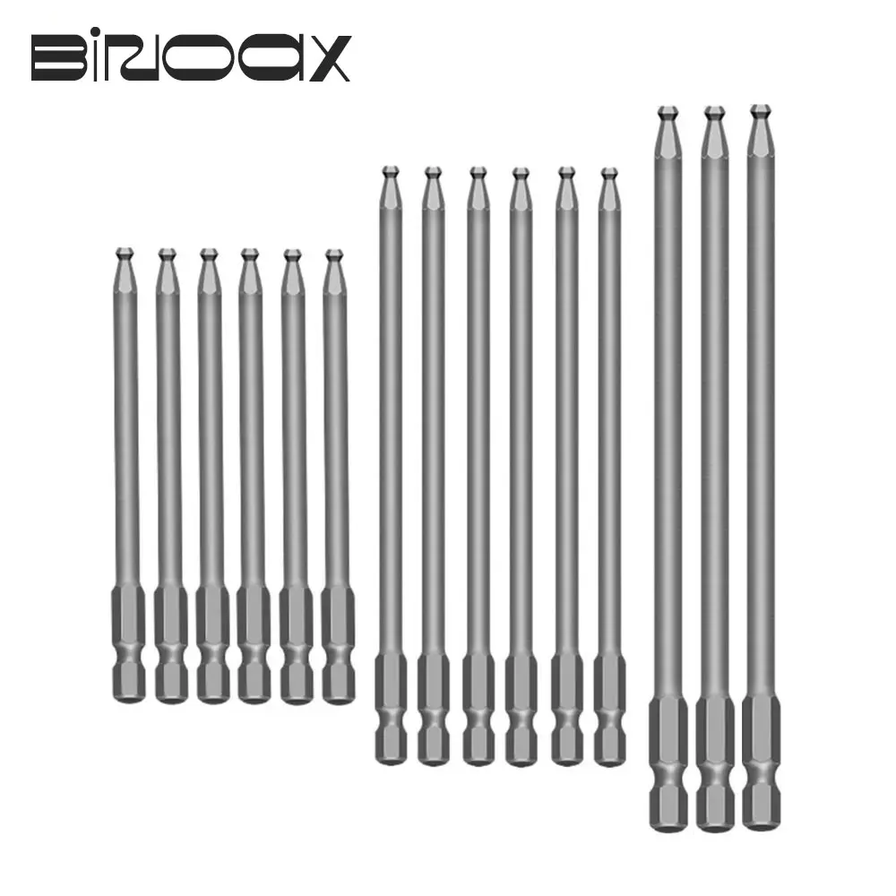 Binoax-brocas Magnéticas Extremidade da Esfera Cabeça Hexagonal Hexagonal 65 100 150 mm Aço s2 Peças